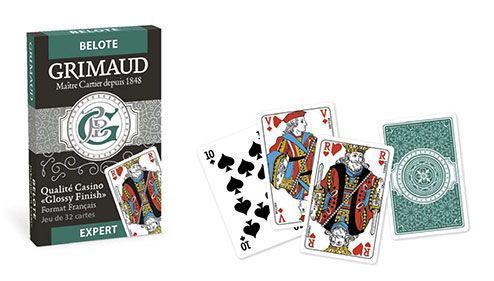 jeu 32 cartes belote - Grimaud